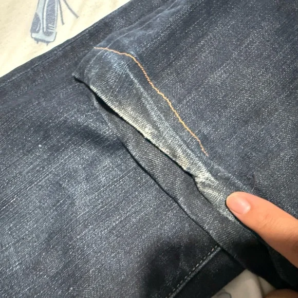 PAIGE Dark Blue Flare Jeans - Picture 8 of 17